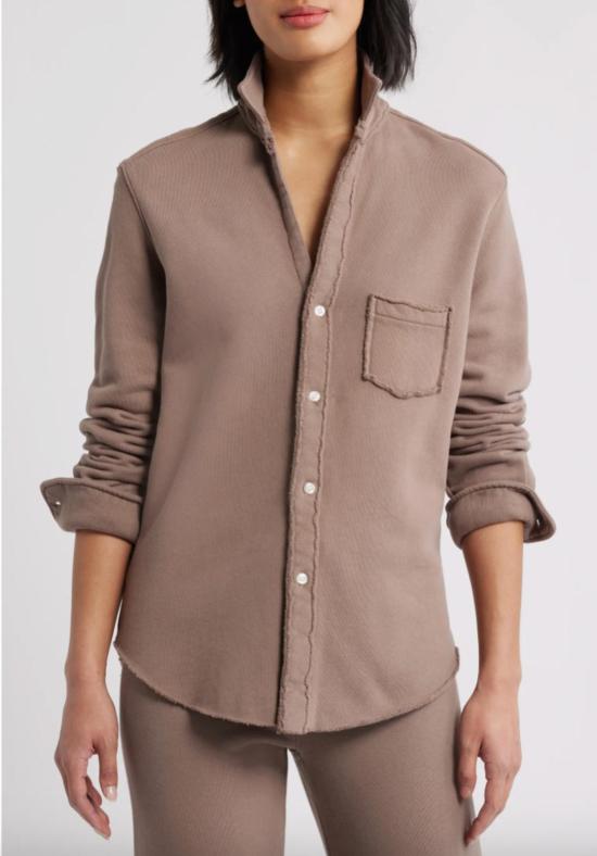  프랭크 앤 에일린 셔츠 프랭크 & 아일린 아일린 플리스 버튼업  브륄레