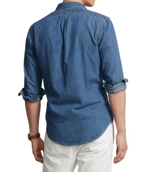 25FW 폴로 랄프로렌 클래식 플리스 후드 집업  710548539 001 DENIM - POLO RALPH LAUREN