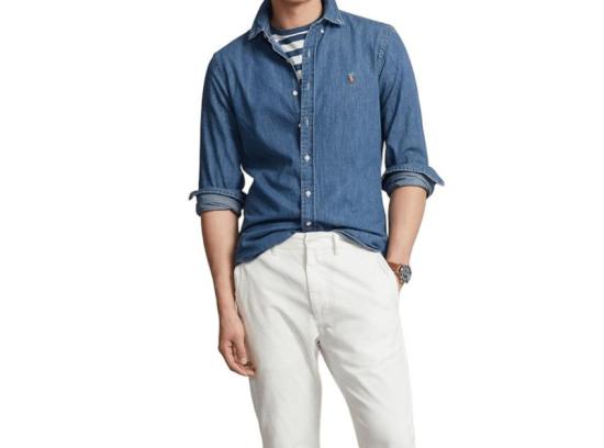 25FW 폴로 랄프로렌 클래식 플리스 후드 집업  710548539 001 DENIM - POLO RALPH LAUREN