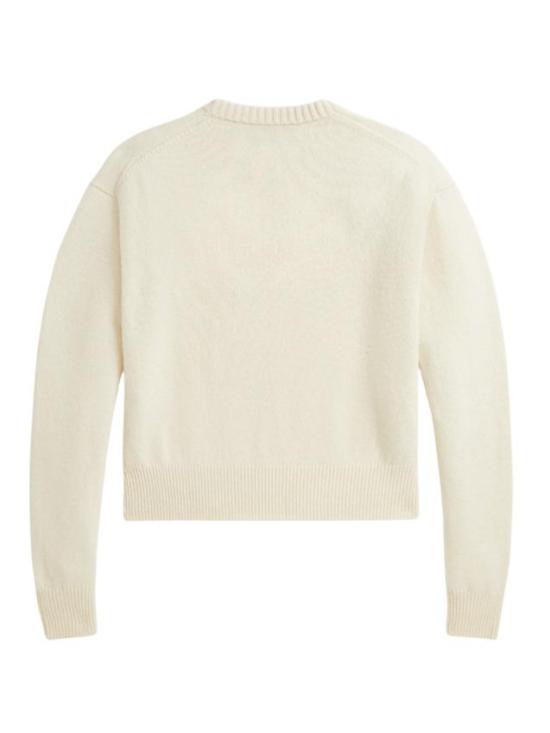 25FW 랄프 로렌 스웨터 211914515 002 WHITE - RALPH LAUREN