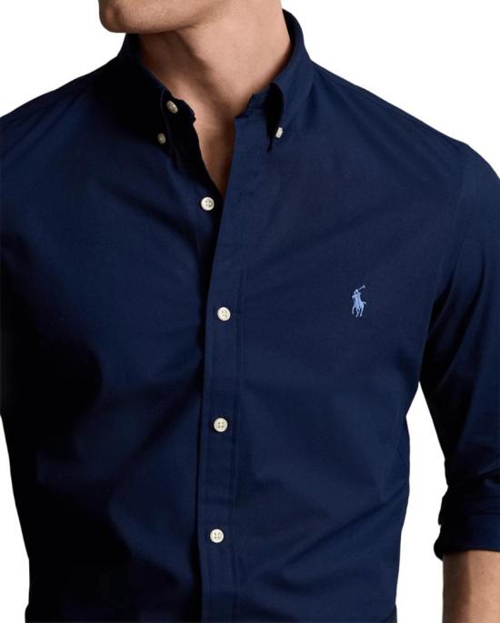 25FW 폴로 랄프로렌 긴팔 셔츠 710928254 001 NEWPORT NAVY - POLO RALPH LAUREN