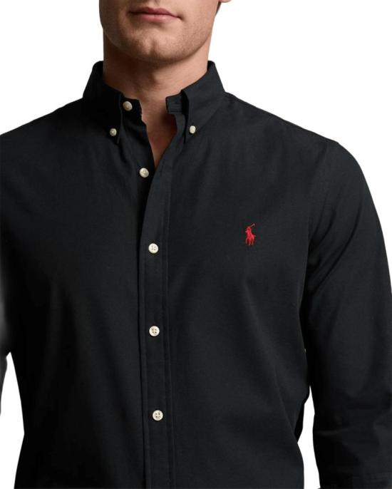 25FW 폴로 랄프로렌 긴팔 셔츠 710928254 006 BLACK - POLO RALPH LAUREN