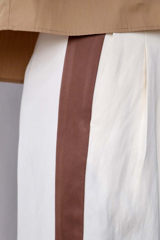  티더블유피 스트레이트 팬츠 턱시도 바지를 입은 설리 - TWP