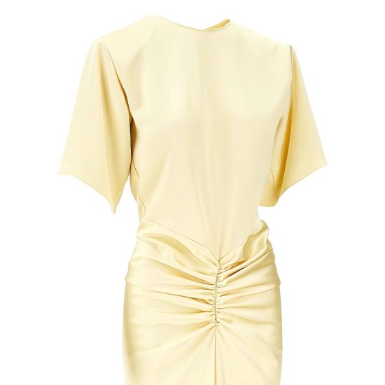 26SS 안다마네 롱 스커트 T190177A TNP229 VANIL YELLOW - ANDAMANE