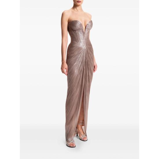 26SS 마리아루시아호한 롱 원피스 ALESSANDRA FRAPP NEUTRALS - MARIA LUCIA HOHAN