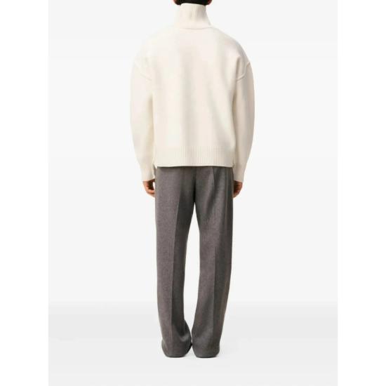 26SS 아미 ADC 터틀넥 스웨터 UKS839 018 154 NEUTRALS - AMI