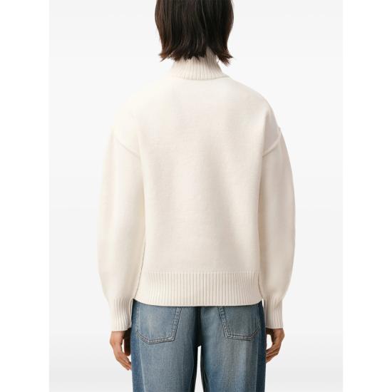 26SS 아미 ADC 터틀넥 스웨터 UKS839 018 154 NEUTRALS - AMI