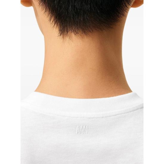 26SS 아미 반팔 티셔츠 HTS346 724 100 WHITE - AMI