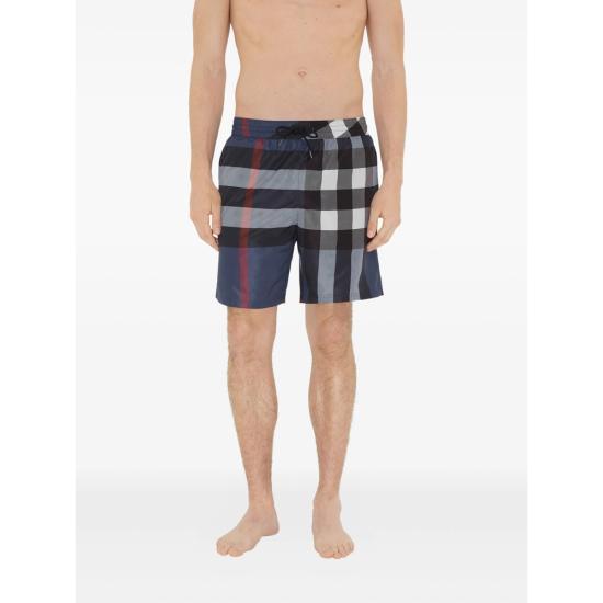 26SS 버버리 체크 스윔팬츠 8112685 GUILDES A5805 GREY BLUE - BURBERRY