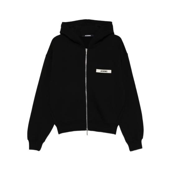 26SS 자크뮈스 그로그랭 후드 집업 HOM00257 AJ00126 990 BLACK