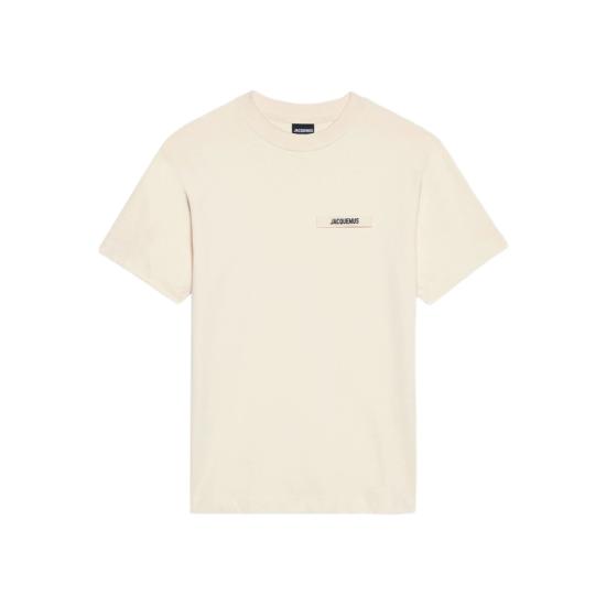 26SS 자크뮈스 그로그랭 로고 티셔츠 TSM00133 AJ00226 150 NEUTRALS
