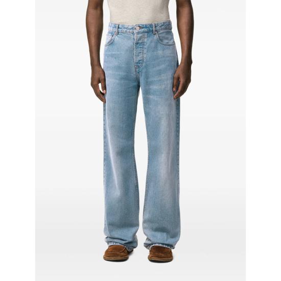 26SS 아미 데님 코튼 라지 핏 진 HTR450 DE0046 480 BLUE - AMI