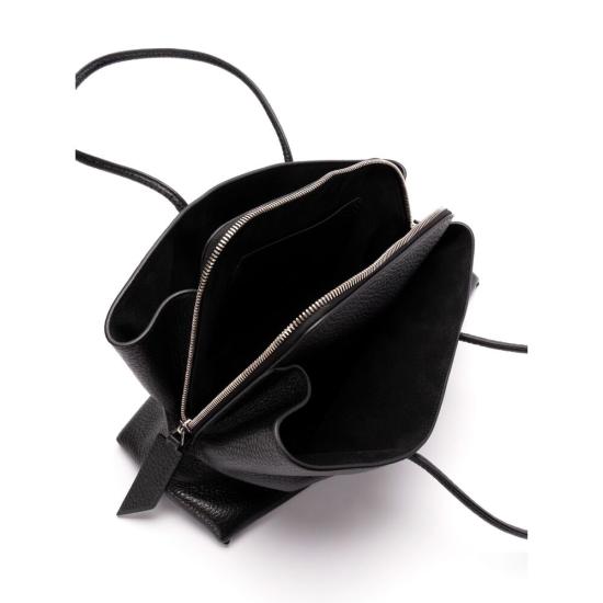 26SS 디 아티코 라 파세지아타 미디엄 탑 핸들 백 250WAH00054 LBT117AA 100 BLACK - THE ATTICO