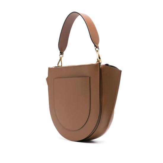 26SS 반들러 숄더백 HORTENSIA BAG MEDIUM SADDL BROWN - WANDLER