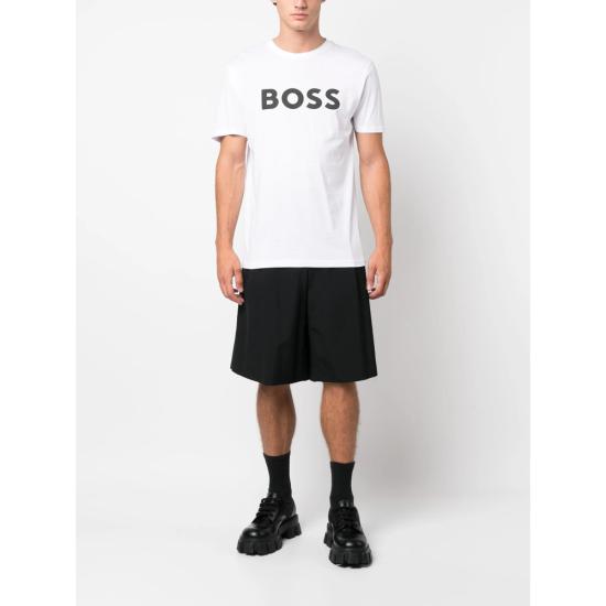 26SS 보스 반팔 티셔츠 50481923 100 WHITE - BOSS