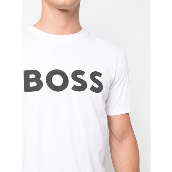 26SS 보스 반팔 티셔츠 50481923 100 WHITE - BOSS