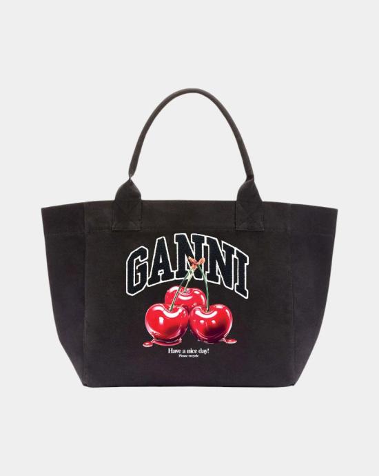 26SS 가니 미디엄 토트백 B2110038 252 Phantom