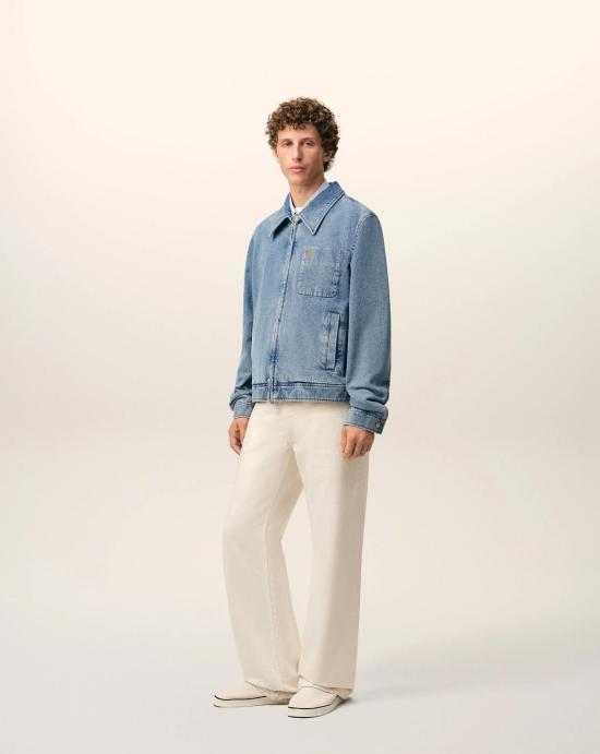 26SS 아미 자켓 HJK835DE0046 480 Bleu used - AMI