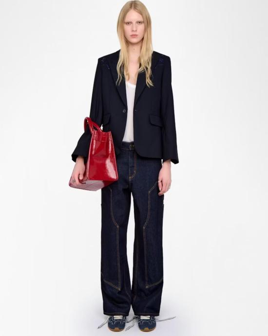 26SS 자딕앤볼테르 수트 자켓 WWBL01960 404 Encre - ZADIG & VOLTAIRE