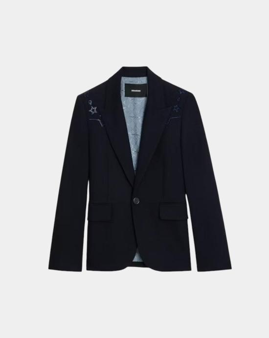 26SS 자딕앤볼테르 수트 자켓 WWBL01960 404 Encre