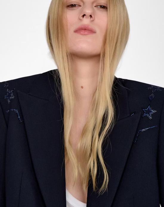 26SS 자딕앤볼테르 수트 자켓 WWBL01960 404 Encre - ZADIG & VOLTAIRE