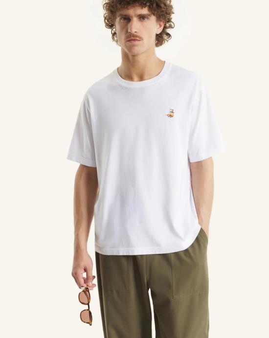 26SS 메종키츠네 드리밍 폭스 컴포트 티셔츠 QM00102KJ7026 P100 - MAISON KITSUNE