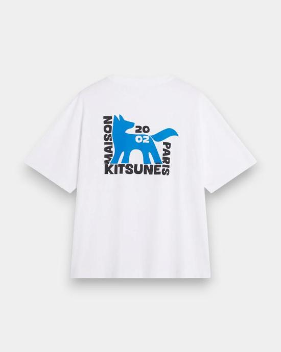 26SS 메종키츠네 갤러리 폭스 오버사이즈 티셔츠 QM00111KJ0119 P100 - MAISON KITSUNE