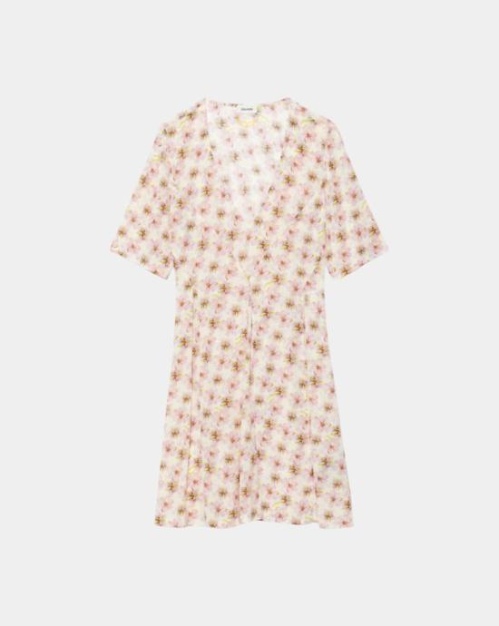 26SS 자딕앤볼테르 미디 원피스 WWDR02634 716 Pear