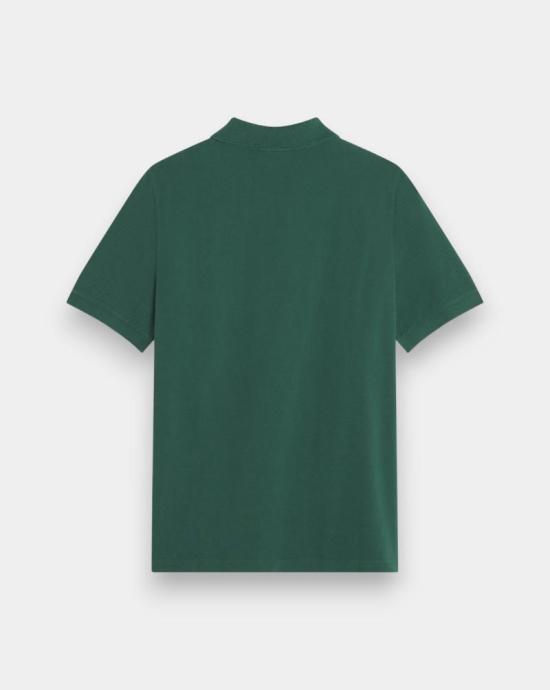 26SS 메종키츠네 폭스 헤드 레귤러 폴로 티셔츠 PM00209KP0002 P399 Green - MAISON KITSUNE