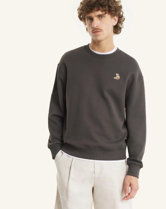 26SS 메종키츠네 긴팔 티셔츠 QM00301KM0341 0453 Beluga - MAISON KITSUNE