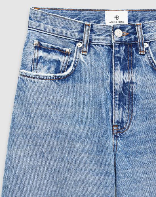 26SS 애니빙 데님 팬츠 A0611592WHD33 Washed blue - ANINE BING