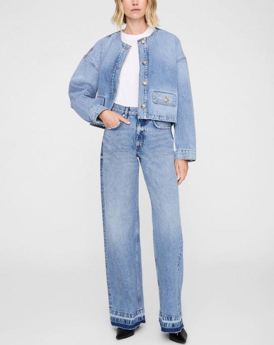 26SS 애니빙 데님 팬츠 A0611592WHD33 Washed blue - ANINE BING