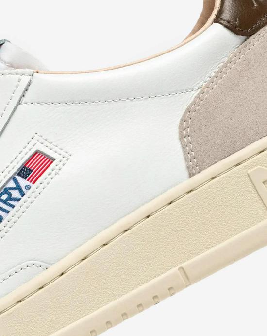 26SS 오트리 메달리스트 로우 스니커즈 AULM LS15 WHT TEAK Wht teak - AUTRY