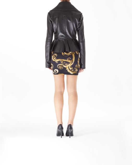  베르사체 가죽 자켓 77HAVP05 CP009 G89 black gold NERO - VERSACE