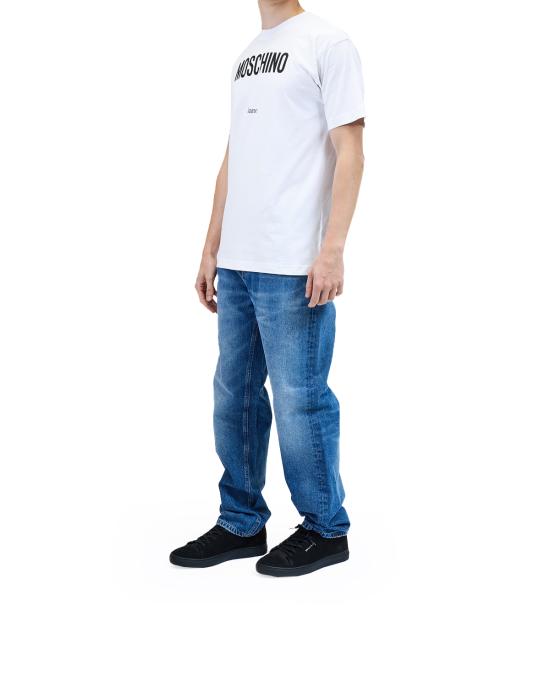 26SS 모스키노 반팔 티셔츠 0713 5241 1001 BIANCO - MOSCHINO