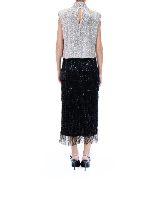 25FW 칼라거펠트 민소매 티셔츠 A4W17095 781 light gold ORO - KARL LAGERFELD