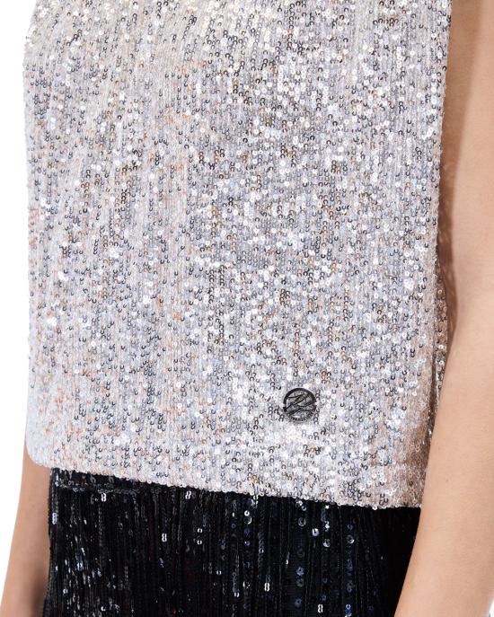 25FW 칼라거펠트 민소매 티셔츠 A4W17095 781 light gold ORO - KARL LAGERFELD