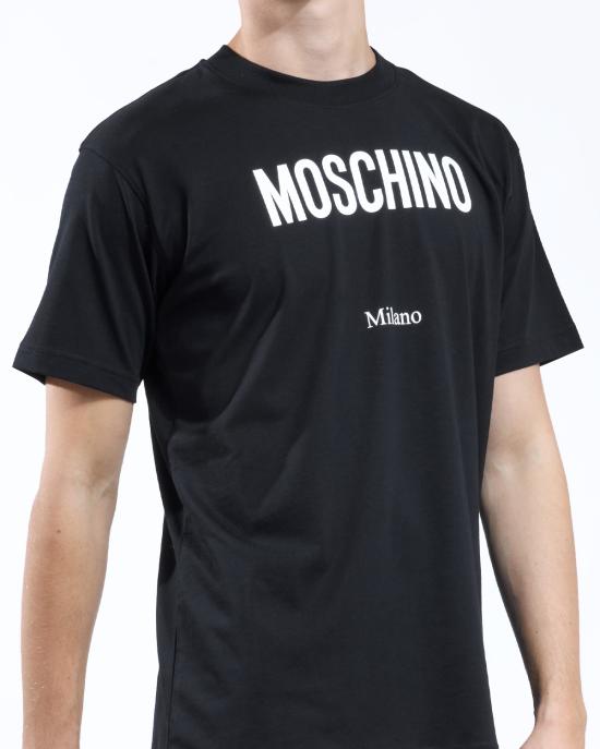 26SS 모스키노 반팔 티셔츠 0713 5241 1555 NERO - MOSCHINO