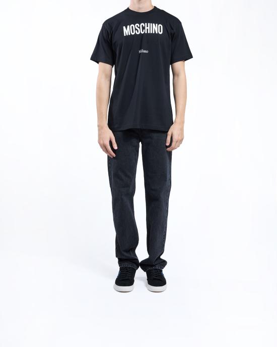 26SS 모스키노 반팔 티셔츠 0713 5241 1555 NERO - MOSCHINO