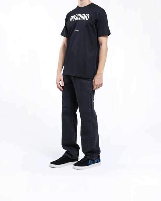 26SS 모스키노 반팔 티셔츠 0713 5241 1555 NERO - MOSCHINO