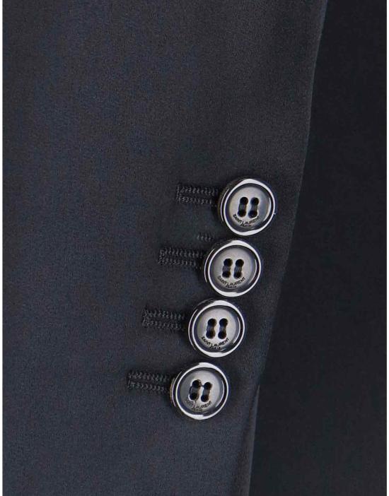  생로랑 코트 736474Y3G361000 BLACK - SAINT LAURENT