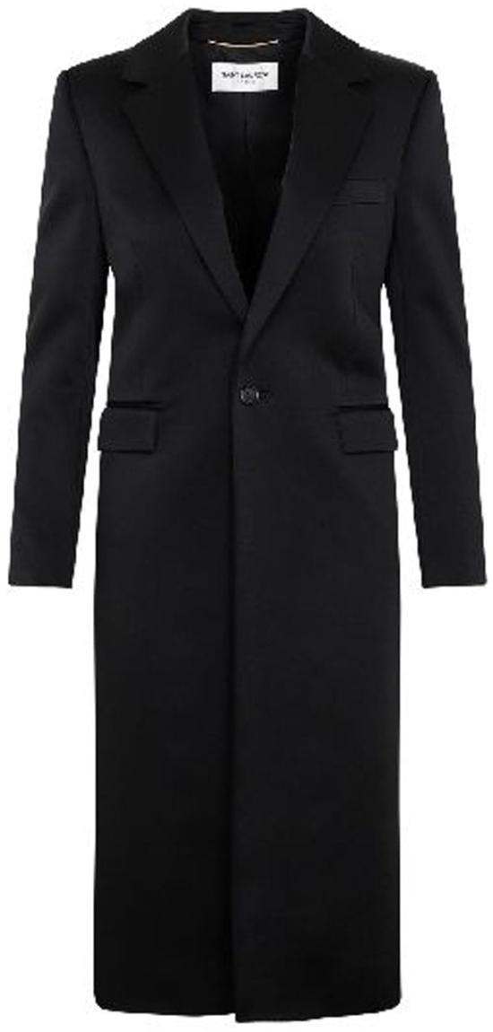  생로랑 코트 736474Y3G361000 BLACK