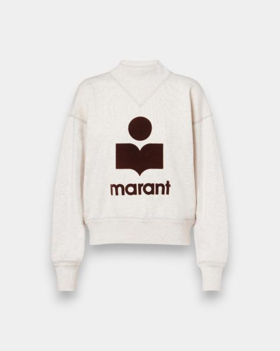 26SS 이자벨마랑 모비 스웨트셔츠 SW0003FA A1M07E ECBW ECRU BROWN DOM