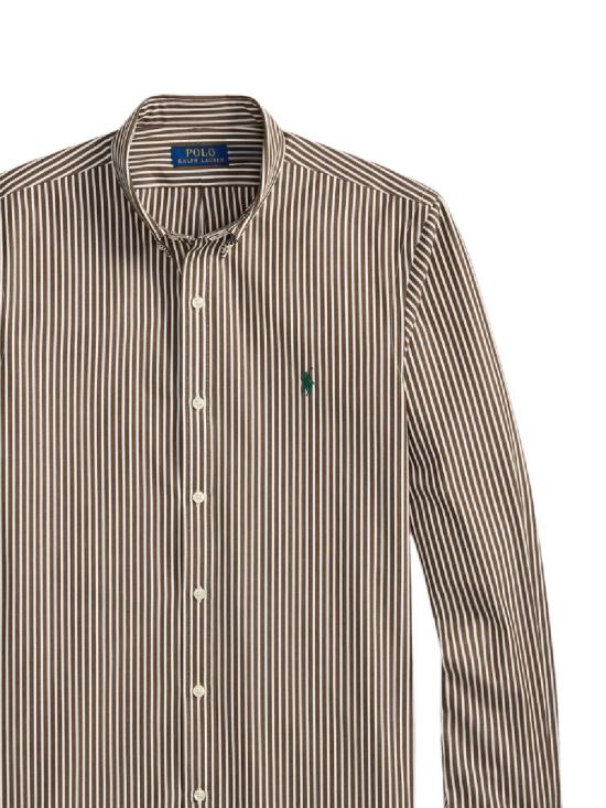 25FW 폴로 랄프로렌 긴팔 셔츠 710929344 026 6779M COPPER BROWN WHITE - POLO RALPH LAUREN