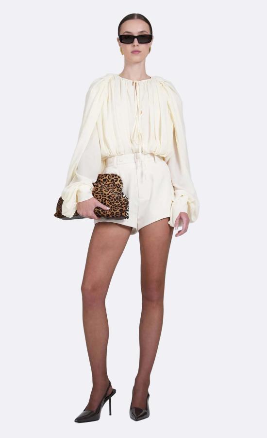  논살란트 레이블 블라우스 논샬런트 라벨 소피 탑 바닐라