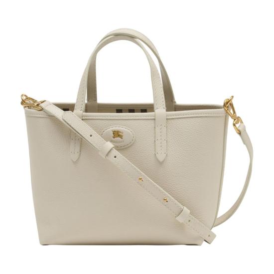 26SS 버버리 미니 리버시블 블룸즈버리 토트백 8119626 B7348 white