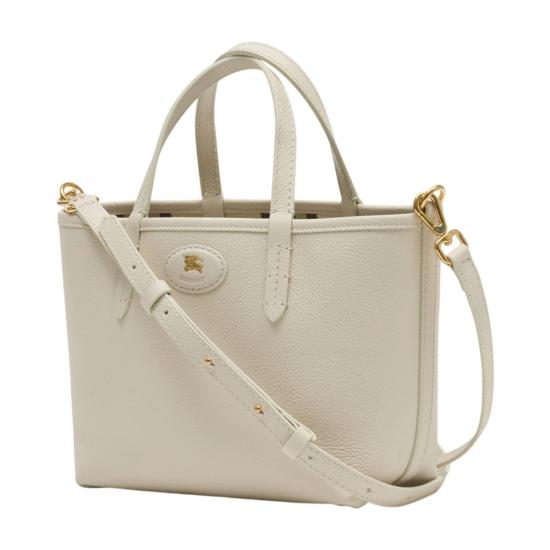 26SS 버버리 미니 리버시블 블룸즈버리 토트백 8119626 B7348 white - BURBERRY