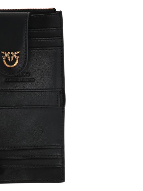 26SS 핑코 지갑 103610A0F1 Z99Q NERO ANTIQUE GOLD - PINKO