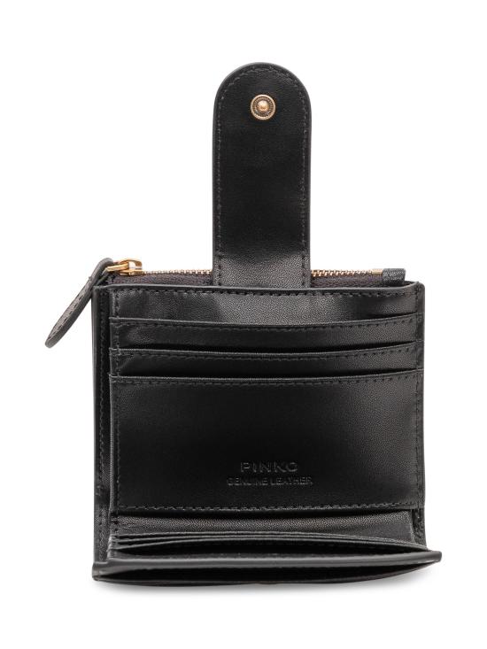 26SS 핑코 카드지갑 103610A0F1 Z99Q NERO ANTIQUE GOLD - PINKO