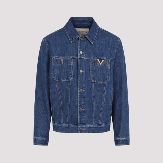 26SS 발렌티노 가라바니 데님 자켓 8V3DC14FB6M 558 MEDIUM BLUE DENIM